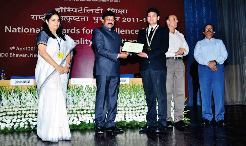 Nitin Kumar has been awarded National Council's Gold Medal, Certificate of Academic Excellence and Cash Award
